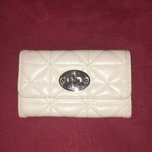 White Bi-Fold Wallet